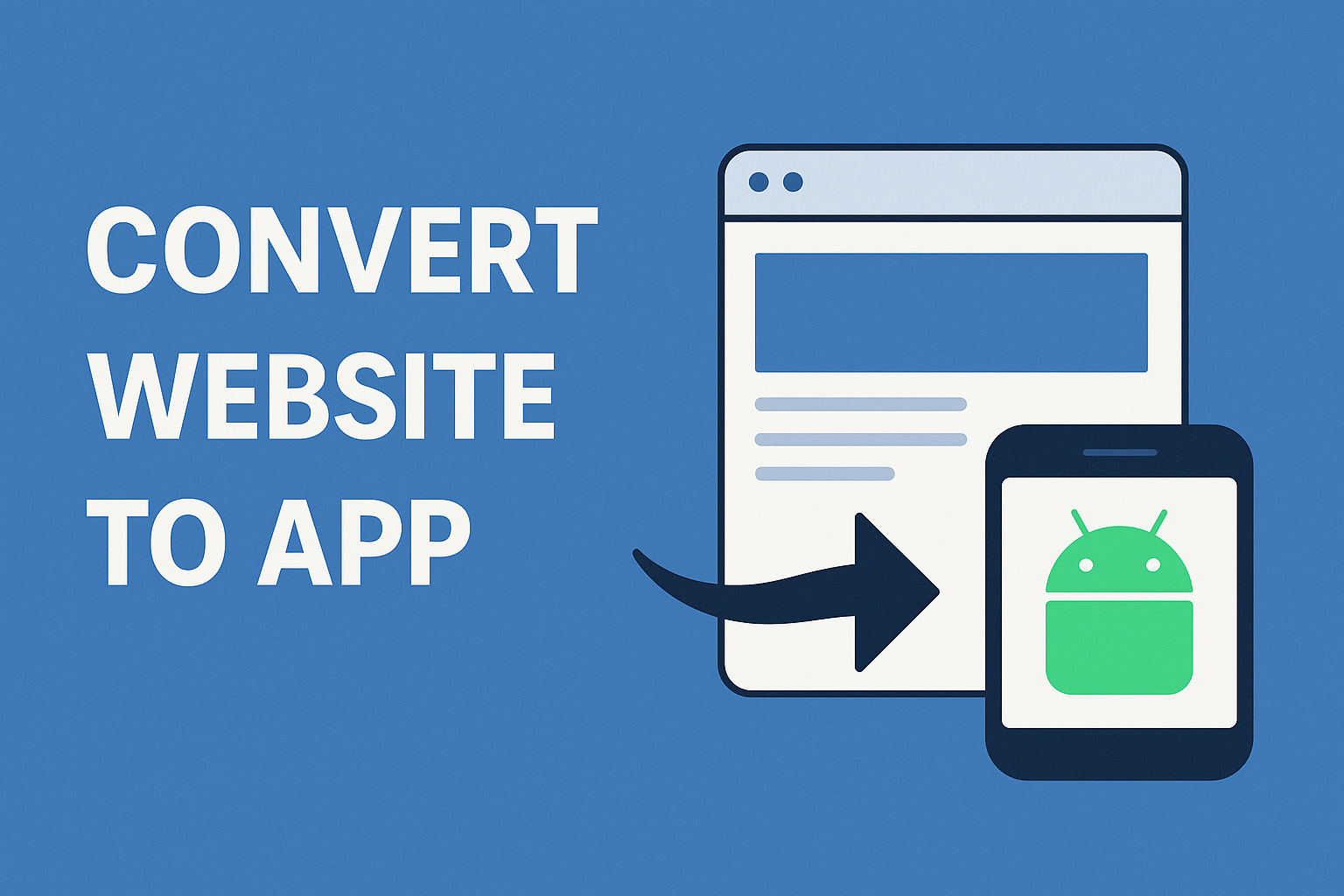 Convert your website to android app