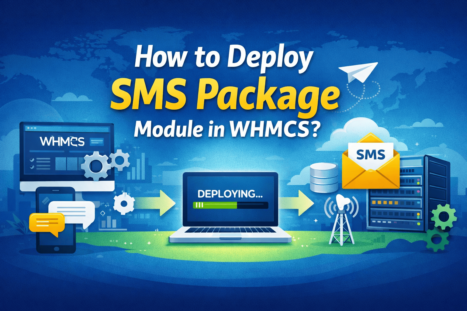 How to deploy SMS Package Module in WHMCS?
